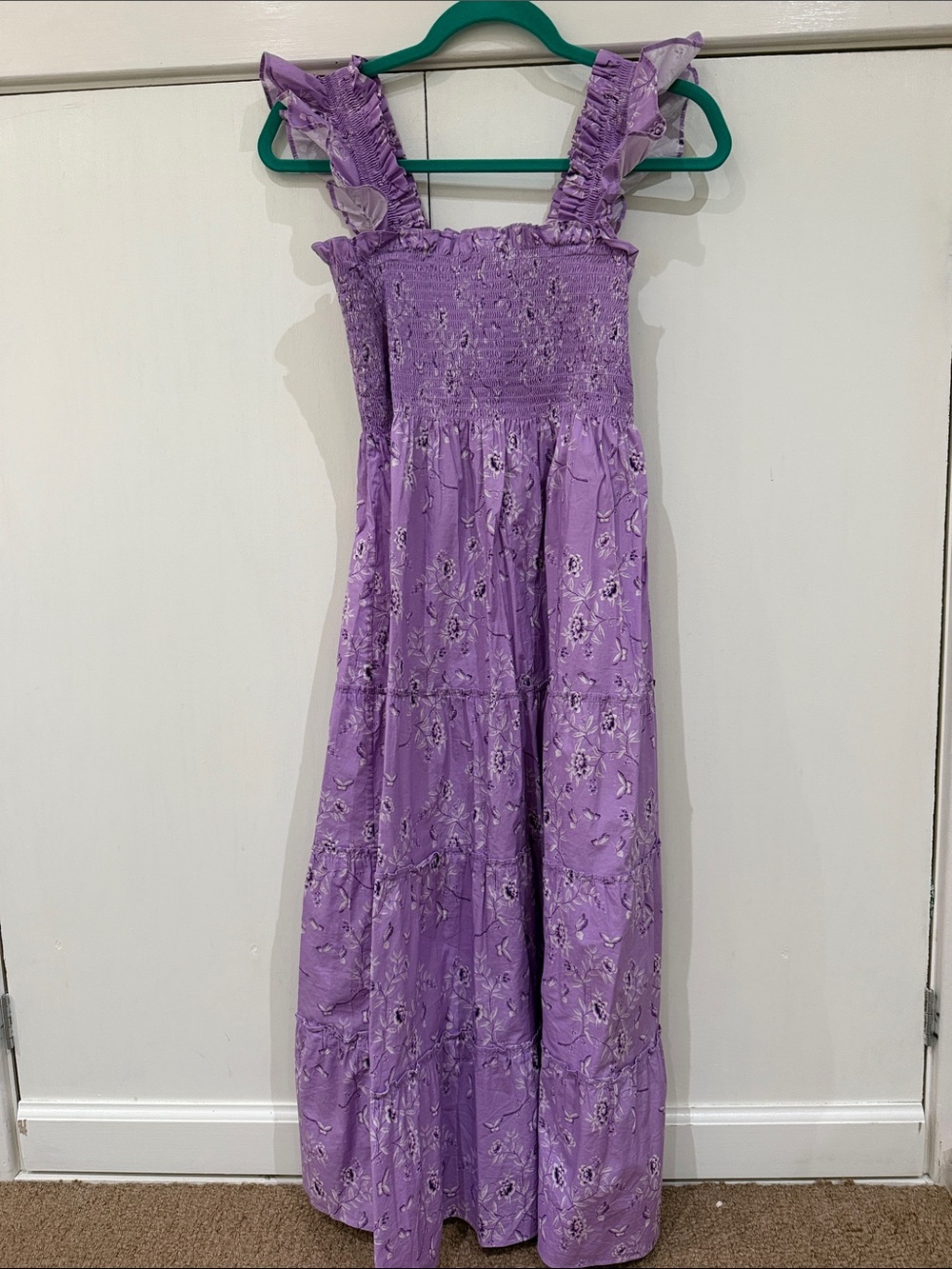 Hill House Lavender Floral Maxi Dress Bridgerton collection